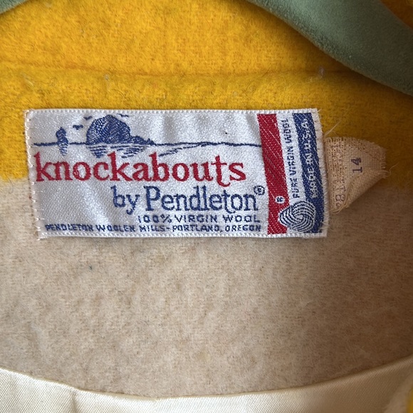 Pendleton Jackets & Coats Vtg Pendleton Hudson Bay Stripe Wool